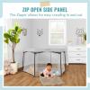 imageDream On Me Onyx Playpen in Grey  Portable and Lightweight Comfortable Padded Floor for Babies and Toddlers