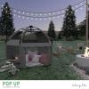 imageDream On Me Pop Up Children Playpen in French White Easy Set Up for Babies and Toddlers Breathable Mesh Sides One Hand Easy Fold Travel Bag IncludedCharcoal