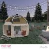 imageDream On Me Pop Up Children Playpen in French White Easy Set Up for Babies and Toddlers Breathable Mesh Sides One Hand Easy Fold Travel Bag IncludedFrench White
