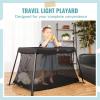 imageDream On Me Travel Light Playard with Mesh Zipper Door in BlackBlack