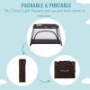 imageDream On Me Travel Light Playard with Mesh Zipper Door in BlackBlack