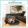 imageDream On Me Travel Light Playard with Mesh Zipper Door in BlackBlack