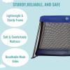 imageDream On Me Travel Light Playard with Mesh Zipper Door in BlackBlue
