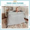 imageDream On Me Travel Light Playard with Mesh Zipper Door in BlackGrey