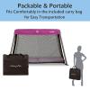 imageDream On Me Travel Light Playard with Mesh Zipper Door in BlackPink