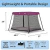 imageDream On Me Travel Light Playard with Mesh Zipper Door in BlackPink