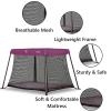 imageDream On Me Travel Light Playard with Mesh Zipper Door in BlackPink