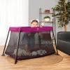 imageDream On Me Travel Light Playard with Mesh Zipper Door in BlackPink