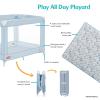 imageFisherPrice Play All Day Baby Playard in Moon Mist No Tool Assembly Easy OneHand Fold Playard Breathable Mesh Sides Carry Bag IncludedMist
