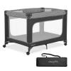 imageDream On Me EZGo Portable Playard in Black ampamp White Compact Easy to Fold and Travel Baby Playard Breathable Mesh Sides Carry Bag IncludedBlack  White