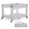imageDream On Me EZGo Portable Playard in Black ampamp White Compact Easy to Fold and Travel Baby Playard Breathable Mesh Sides Carry Bag IncludedGrey