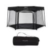 imageDream On Me Onyx Playpen in Black Baby Playpen Portable and Lightweight Playpen for Babies and Toddler  Comes with A Comfortable Padded Floor