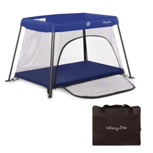 imageDream On Me Travel Light Playard with Mesh Zipper Door in BlackNavy