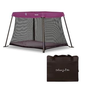 imageDream On Me Travel Light Playard with Mesh Zipper Door in BlackPink