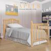 imageDream On Me Addison 4in1 Convertible Mini Crib in Espresso Greenguard Gold Certified NonToxic Finishes Built of New Zealand Pinewood Comes with 1 Mattress PadNatural