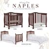 imageDream On Me Addison 4in1 Convertible Mini Crib in Espresso Greenguard Gold Certified NonToxic Finishes Built of New Zealand Pinewood Comes with 1 Mattress PadEspresson
