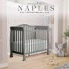 imageDream On Me Addison 4in1 Convertible Mini Crib in Espresso Greenguard Gold Certified NonToxic Finishes Built of New Zealand Pinewood Comes with 1 Mattress PadCool Grey