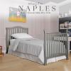 imageDream On Me Addison 4in1 Convertible Mini Crib in Espresso Greenguard Gold Certified NonToxic Finishes Built of New Zealand Pinewood Comes with 1 Mattress PadCool Grey