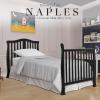 imageDream On Me Addison 4in1 Convertible Mini Crib in Espresso Greenguard Gold Certified NonToxic Finishes Built of New Zealand Pinewood Comes with 1 Mattress PadBlack