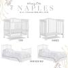 imageDream On Me Addison 4in1 Convertible Mini Crib in Espresso Greenguard Gold Certified NonToxic Finishes Built of New Zealand Pinewood Comes with 1 Mattress PadWhite