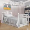 imageDream On Me Addison 4in1 Convertible Mini Crib in Espresso Greenguard Gold Certified NonToxic Finishes Built of New Zealand Pinewood Comes with 1 Mattress PadWhite
