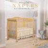 imageDream On Me Addison 4in1 Convertible Mini Crib in Espresso Greenguard Gold Certified NonToxic Finishes Built of New Zealand Pinewood Comes with 1 Mattress PadNatural