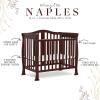 imageDream On Me Addison 4in1 Convertible Mini Crib in Espresso Greenguard Gold Certified NonToxic Finishes Built of New Zealand Pinewood Comes with 1 Mattress PadEspresson