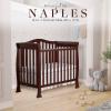 imageDream On Me Addison 4in1 Convertible Mini Crib in Espresso Greenguard Gold Certified NonToxic Finishes Built of New Zealand Pinewood Comes with 1 Mattress PadEspresson
