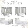 imageDream On Me Addison 4in1 Convertible Mini Crib in Espresso Greenguard Gold Certified NonToxic Finishes Built of New Zealand Pinewood Comes with 1 Mattress PadCool Grey