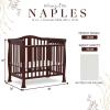 imageDream On Me Addison 4in1 Convertible Mini Crib in Espresso Greenguard Gold Certified NonToxic Finishes Built of New Zealand Pinewood Comes with 1 Mattress PadEspresson