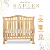 imageDream On Me Addison 4in1 Convertible Mini Crib in Espresso Greenguard Gold Certified NonToxic Finishes Built of New Zealand Pinewood Comes with 1 Mattress PadNatural