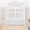 imageDream On Me Addison 4in1 Convertible Mini Crib in Espresso Greenguard Gold Certified NonToxic Finishes Built of New Zealand Pinewood Comes with 1 Mattress PadWhite