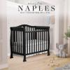 imageDream On Me Addison 4in1 Convertible Mini Crib in Espresso Greenguard Gold Certified NonToxic Finishes Built of New Zealand Pinewood Comes with 1 Mattress PadBlack