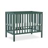 imageDream On Me Edgewood 4In1 Convertible Mini Crib In White JPMA Certified NonToxic Finish New Zealand Pinewood With 3 Mattress Height Settings Included 1quot Mattress PadOlive