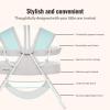 imageDream On Me Karley Bassinet in Blue ampamp Grey Lightweight Portable Baby Bassinet Quick Fold and Easy to Carry  Adjustable Double Canopy Indoor and Outdoor Bassinet with Large Storage BasketBlue  Grey
