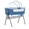 imageDream On Me Lotus Bassinet and Bedside Sleeper in Ivory Lightweight and Portable Baby Bassinet Adjustable Height Position Easy to Fold and Carry Travel Bassinet Carry Bag IncludedBlue