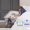 imageDream On Me Lotus Bassinet and Bedside Sleeper in Ivory Lightweight and Portable Baby Bassinet Adjustable Height Position Easy to Fold and Carry Travel Bassinet Carry Bag IncludedGrey