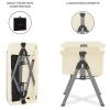 imageDream On Me Lotus Bassinet and Bedside Sleeper in Ivory Lightweight and Portable Baby Bassinet Adjustable Height Position Easy to Fold and Carry Travel Bassinet Carry Bag IncludedIvory