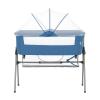 imageDream On Me Lotus Bassinet and Bedside Sleeper in Ivory Lightweight and Portable Baby Bassinet Adjustable Height Position Easy to Fold and Carry Travel Bassinet Carry Bag IncludedBlue