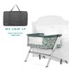 imageDream On Me Skylar Bassinet and Beside Sleeper in Black Lightweight and Portable Baby Bassinet Five Position Adjustable Height Easy to Fold and Carry Travel Bassinet JPMA CertifiedMellow Yellow