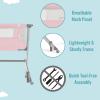 imageDream On Me Skylar Bassinet and Beside Sleeper in Black Lightweight and Portable Baby Bassinet Five Position Adjustable Height Easy to Fold and Carry Travel Bassinet JPMA CertifiedPink