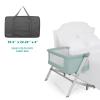 imageDream On Me Skylar Bassinet and Beside Sleeper in Black Lightweight and Portable Baby Bassinet Five Position Adjustable Height Easy to Fold and Carry Travel Bassinet JPMA CertifiedMint