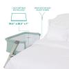 imageDream On Me Skylar Bassinet and Beside Sleeper in Black Lightweight and Portable Baby Bassinet Five Position Adjustable Height Easy to Fold and Carry Travel Bassinet JPMA CertifiedMint