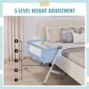 imageDream On Me Skylar Bassinet and Beside Sleeper in Black Lightweight and Portable Baby Bassinet Five Position Adjustable Height Easy to Fold and Carry Travel Bassinet JPMA CertifiedBlue