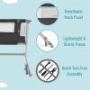 imageDream On Me Skylar Bassinet and Beside Sleeper in Black Lightweight and Portable Baby Bassinet Five Position Adjustable Height Easy to Fold and Carry Travel Bassinet JPMA CertifiedBlack