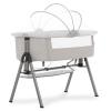 imageDream On Me Lotus Bassinet and Bedside Sleeper in Ivory Lightweight and Portable Baby Bassinet Adjustable Height Position Easy to Fold and Carry Travel Bassinet Carry Bag IncludedGrey
