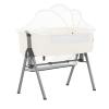 imageDream On Me Lotus Bassinet and Bedside Sleeper in Ivory Lightweight and Portable Baby Bassinet Adjustable Height Position Easy to Fold and Carry Travel Bassinet Carry Bag IncludedIvory