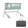 imageDream On Me Skylar Bassinet and Beside Sleeper in Black Lightweight and Portable Baby Bassinet Five Position Adjustable Height Easy to Fold and Carry Travel Bassinet JPMA CertifiedMint