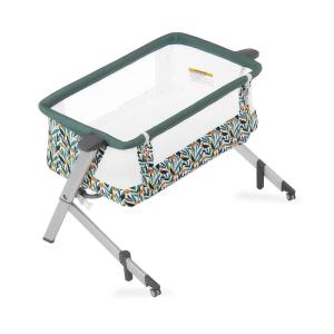 imageDream On Me Skylar Bassinet and Beside Sleeper in Black Lightweight and Portable Baby Bassinet Five Position Adjustable Height Easy to Fold and Carry Travel Bassinet JPMA CertifiedMellow Yellow