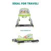 imageDream On Me 2in1 Ava Baby Walker Easy Convertible Baby Walker Walk Behind Height Adjustable Seat Added Back Support Detachable Slate GreenGreen